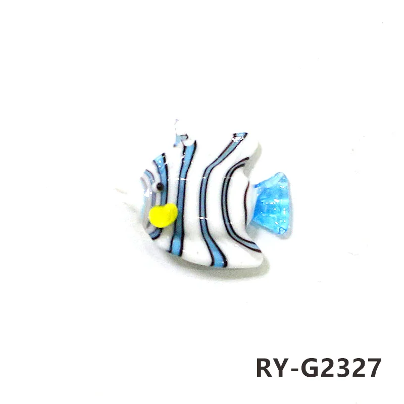 

2 шт. стеклянные подвески рыбки JSSMTLP