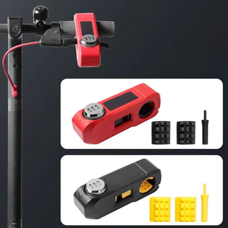 

Motorcycle Handlebar Lock Anti-Theft Handlebar Mount Motorcycle Lock For Dirt Bike And Motorbike Anti-Theft Lock Motorbike Grip