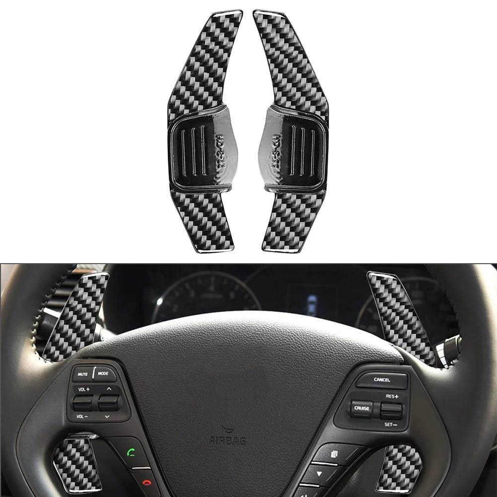 

Автомобильный руль, рычаг переключения передач, удлиненный рычаг переключения передач из углеродного волокна для Kia Forte K3 K3S Cerato Cadenza Ceed K7