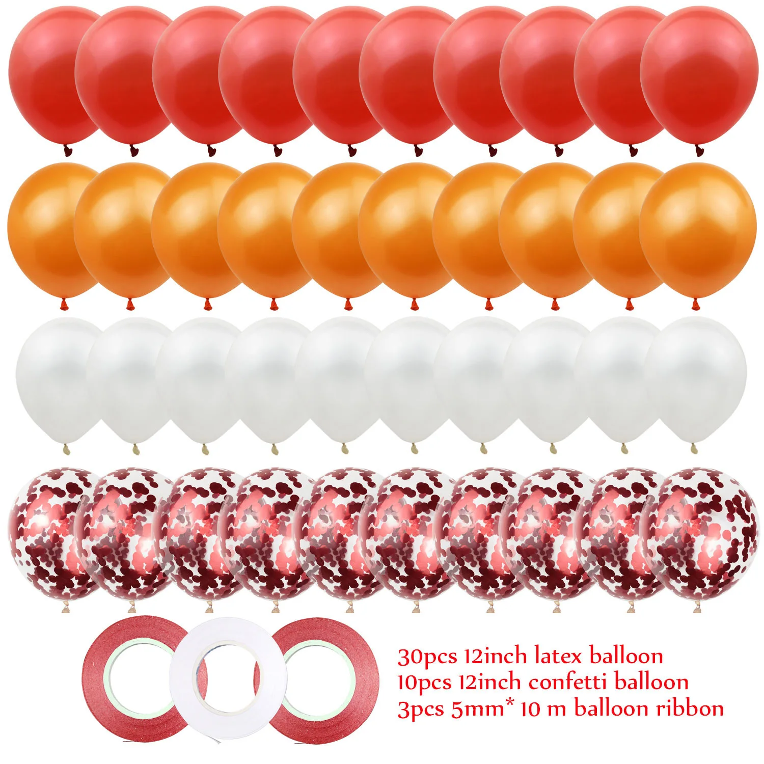 Недорогая розовая цепочка для воздушных шаров 43 шт. 12 дюймов из розового золота с