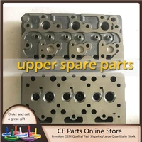 free shipping complete cylinder head for kubota d1402 engine with full set valves