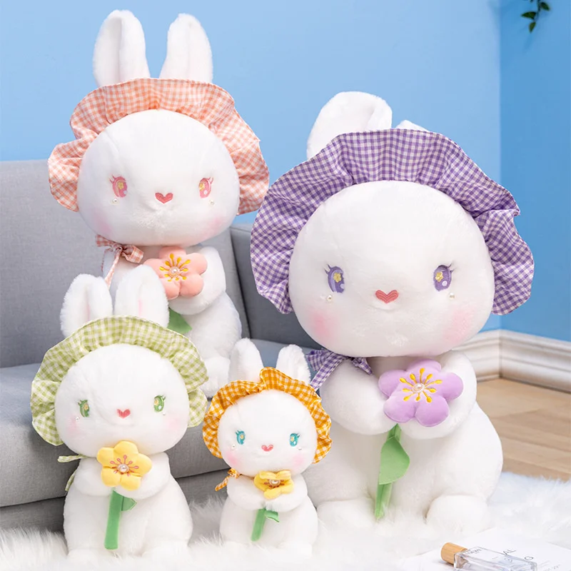 

30cm Kawaii Cute Rabbit Plush Doll Stuffed Cartoon Animal Soothing Playmates Calm Doll Children Birthday Gift