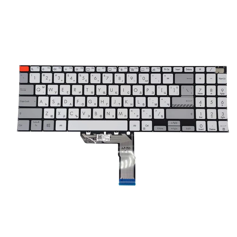 XIN-Russian-US Клавиатура для ноутбука с подсветкой Asus VivoBook Pro 16 M7600 M7600QE X7600