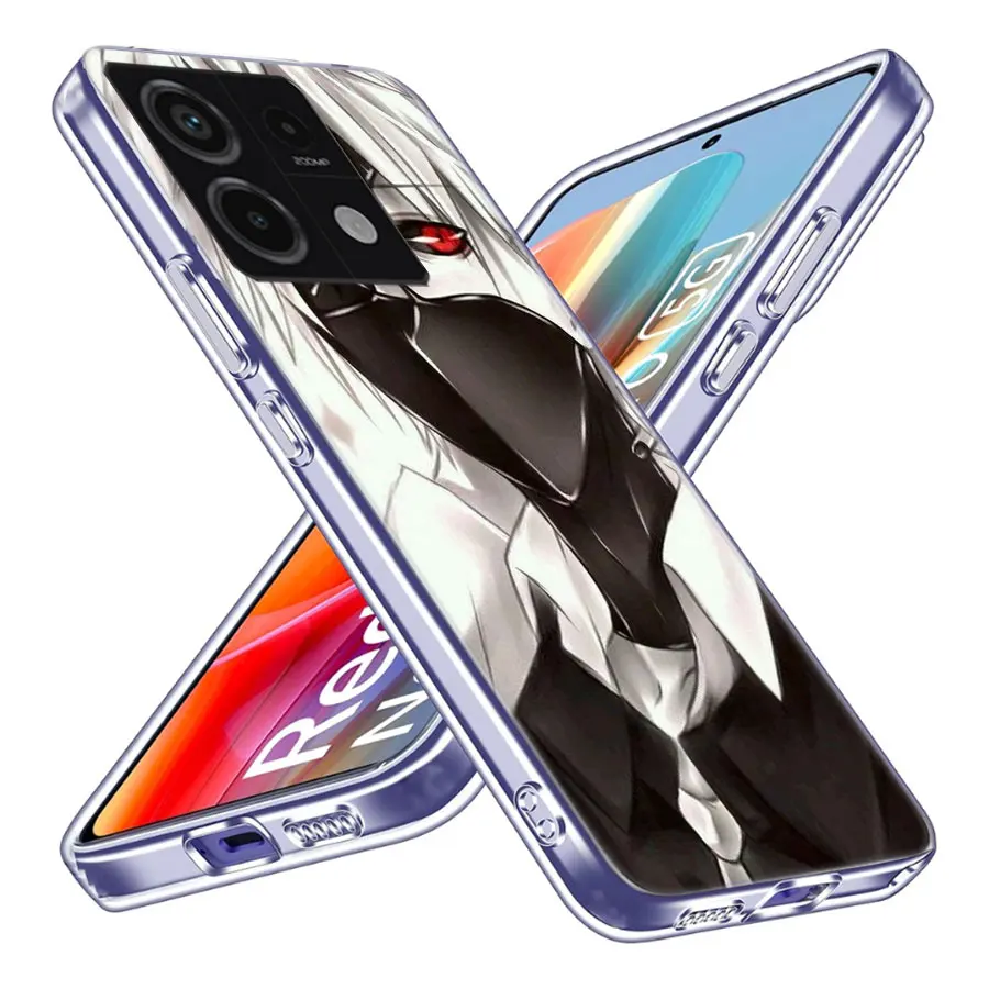 Anime Tokyo Ghouls Clear Phone Case For Redmi Note 13 12 Pro+ Plus 5G 12S 12C 10 10A 10C 9 9A 9C 9T 8 8A K70 K60 K20 Coque Ca