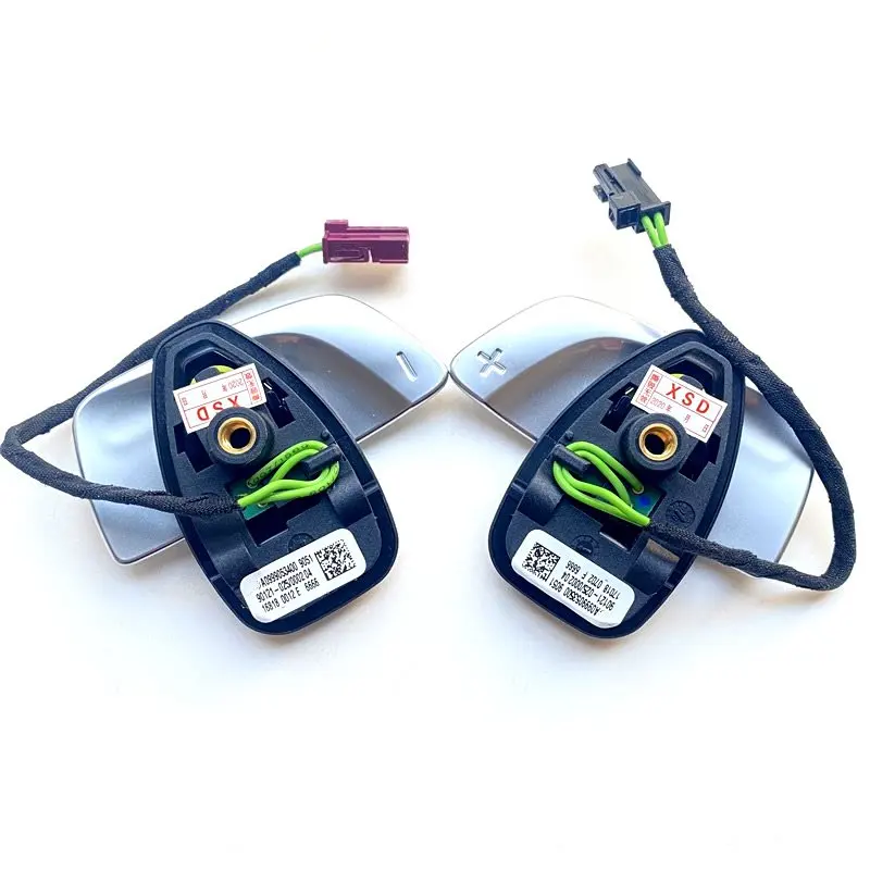 

Пара, черная, серебристая, модернизированная модернизированная лопатка переключения рулевого колеса автомобиля для Mercedes-Benz Ford Focus Regal Malibu Camry