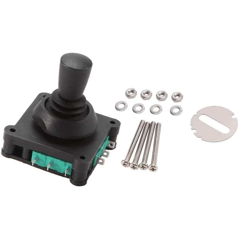 

2X Joystick Switch AC 240V 5A 4NO 4NC Momentary 2.5Mm Fixing Thread Joystick Switch