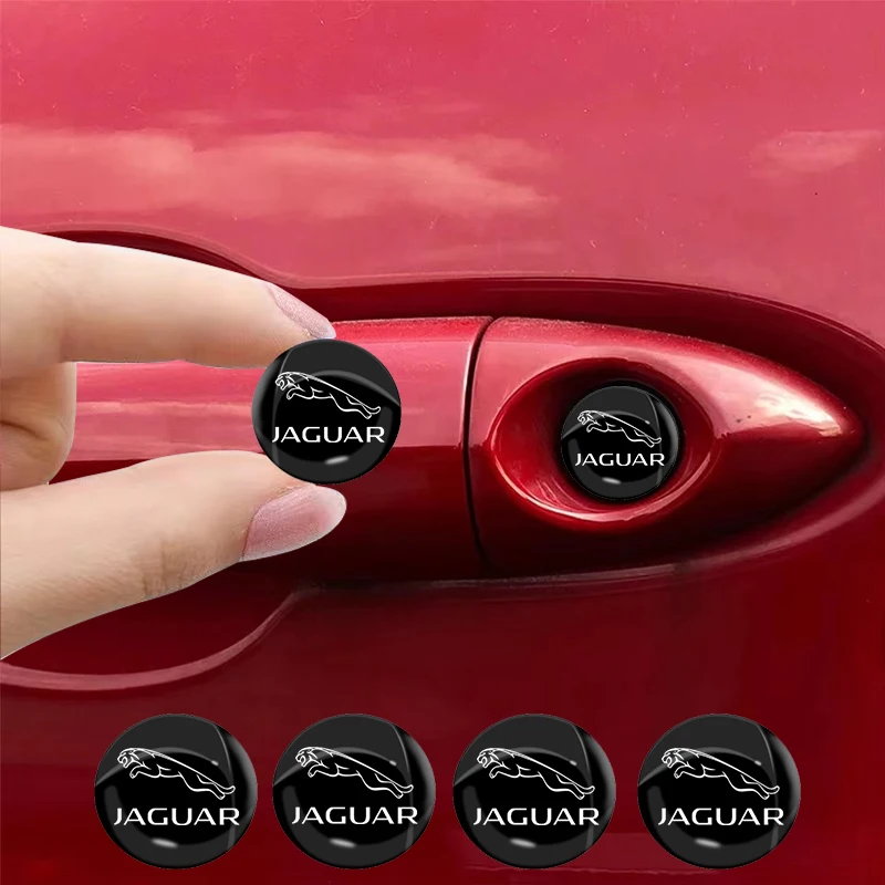 

4pcs Car Door Lock Keyhole Anti-blocking Protection Stickers For Jaguar XF XJ F-Type E-Type F-Pace E-Pace X-Type S-Type XKR XJS