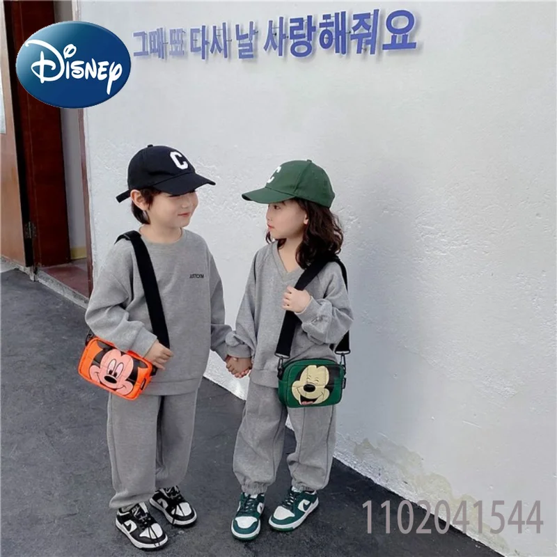 Disney Mickey Mouse Mini Small Treasure for Children 2022 New Fashion Versatile Single Shoulder Crossbody Bag Nylon Cute Casual