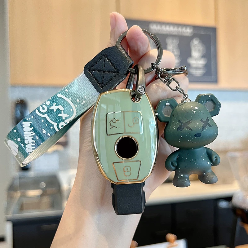 Чехол из ТПУ для Mercedes Benz GLA GLB GLC GLK E Class W213 W177 W212 E200 E260 E300 E320 S Class GLS