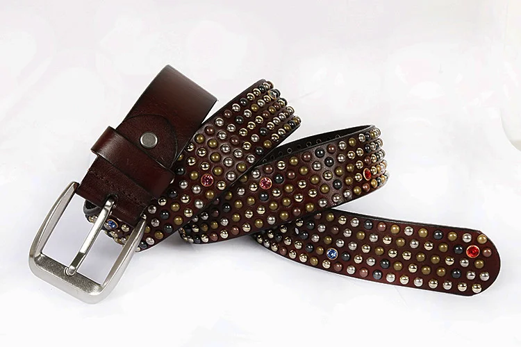 high quality luxury 2023 brand real new style fashion,100% Real cow buckle belt.brand genuine leather rivet belt,women quality,s
