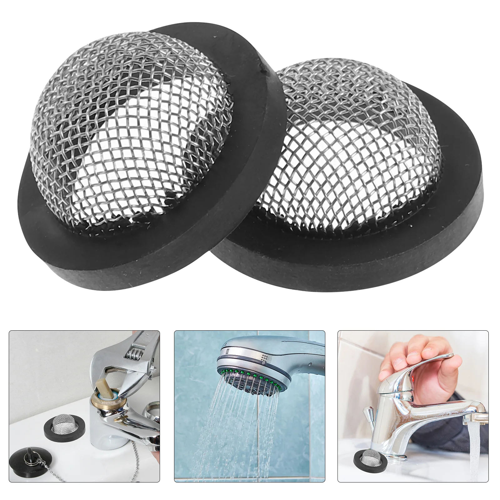 

20pcs Practical Replacement Hose Gasket Pipe Gasket Inlet Hose Coupling With Strainer Garden Hose Washers