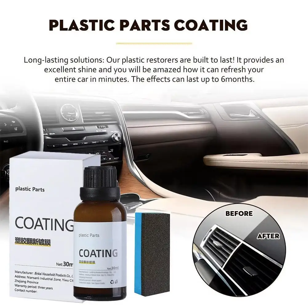 Автомобильный пластиковый Восстановленный очиститель средство для полировки и