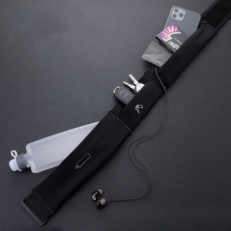 Поясная сумка для бега унисекс нейлоновый материал спортивный держатель бутылок