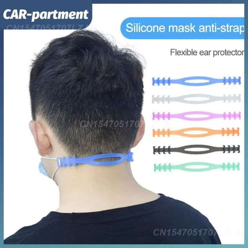 

5pcs Soft Face Mask Ear Hooks Buckle Adult Kids Adjustable Earache Preventions Fixer Mask Extension Buckle