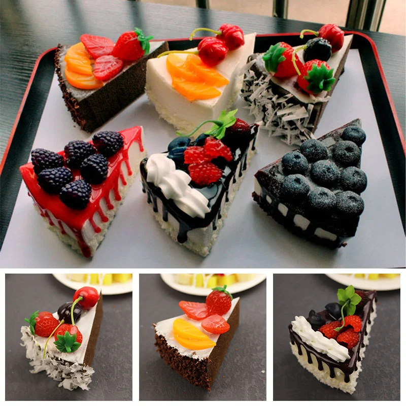 

Искусственные фруктовые торты десерт искусственная еда Хлеб Модель торта украшение реквизит для фотосъемки демонстрационный орнамент дет...