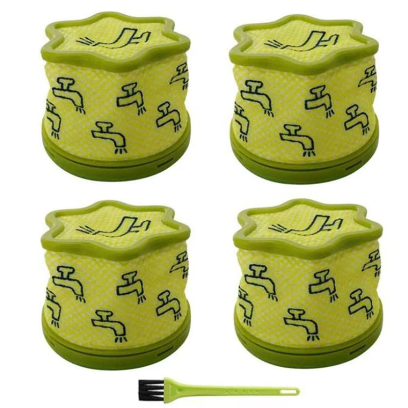 

4 PCS Vacuum Replacement Pre Filter With Brush Compatible For LG Vacuum Cleaner A9 Cord Zero,Compare To Part ADQ74774001