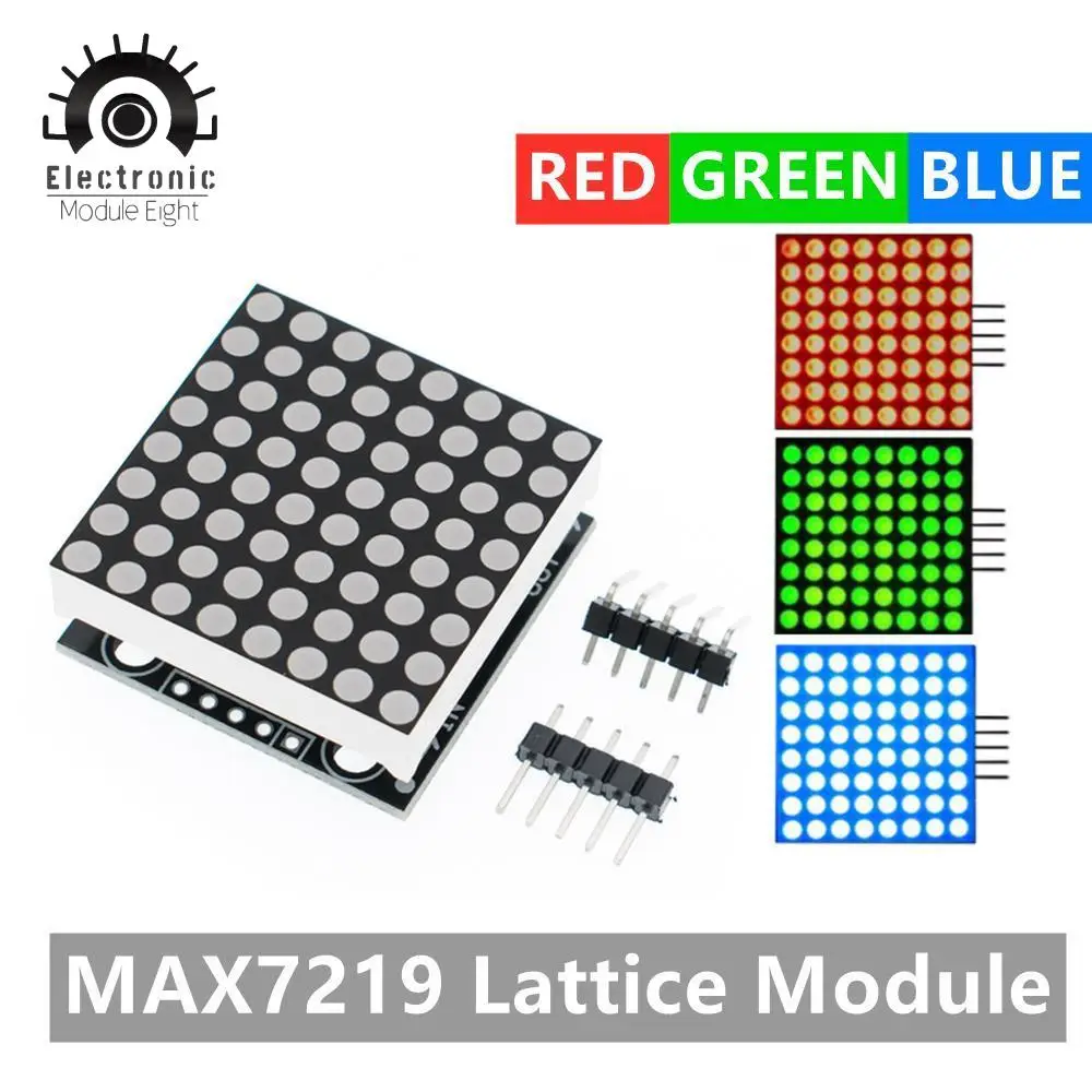 Модуль точечной матрицы MAX7219 модуль микроконтроллера дисплей готовые товары
