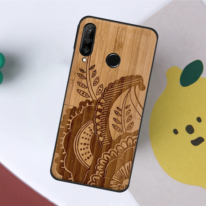Фото Чехол из натурального бамбукового дерева с животным принтом для Huawei Nova 7i 8i 11i 12i 12s Y73 Y70 Y90 Y60 Y72 Y61 Y91 9 10 SE P40 Lite P30 Pro №5