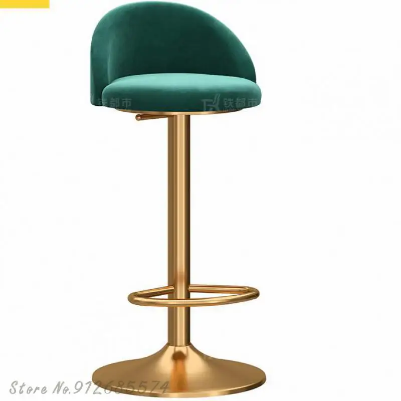 Барные стулья шарнирный подъемник домашняя спинка современный минималистичный