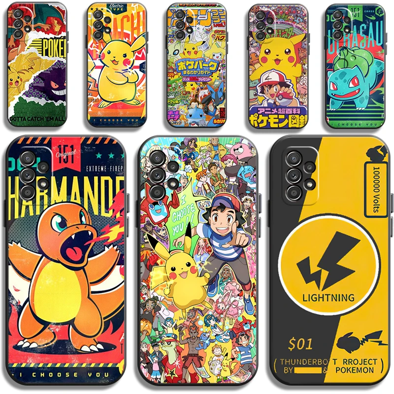 

Pokemon Pikachu Bandai Phone Cases For Samsung Galaxy S20 FE S20 Lite S8 Plus S9 Plus S10 S10E S10 Lite M11 M12 Coque Funda