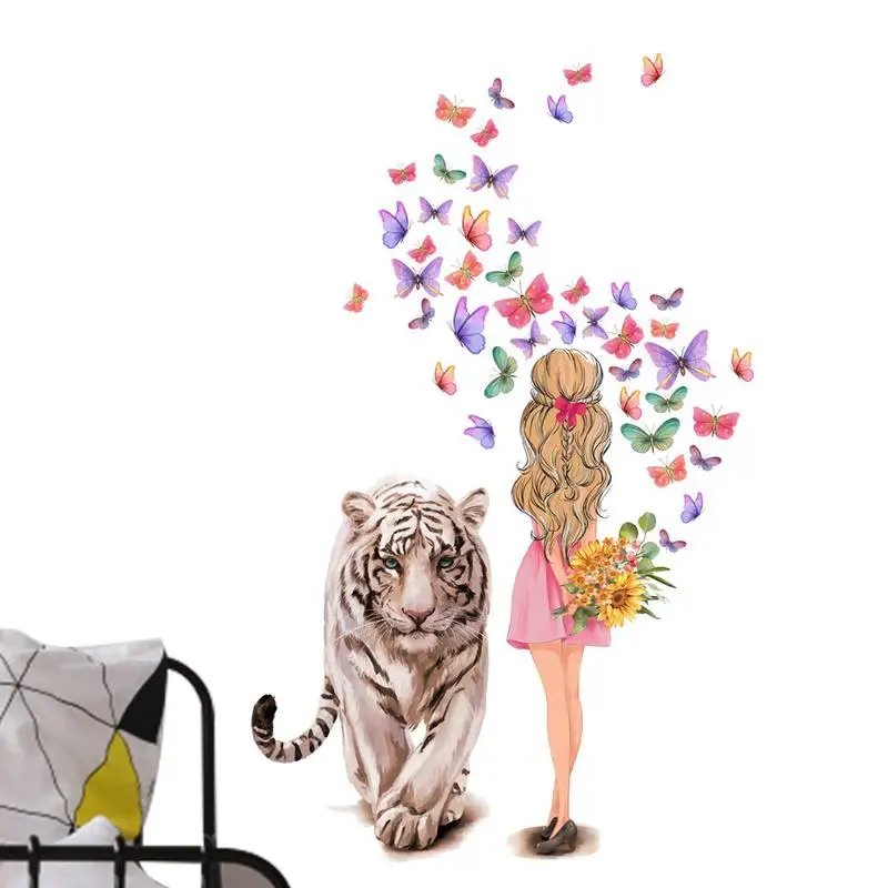 

Easter Window Stickers Removable Easter Girl Animal Wall Stickers Window Decals Easter PVC Window Clings Party Supplies Indoor
