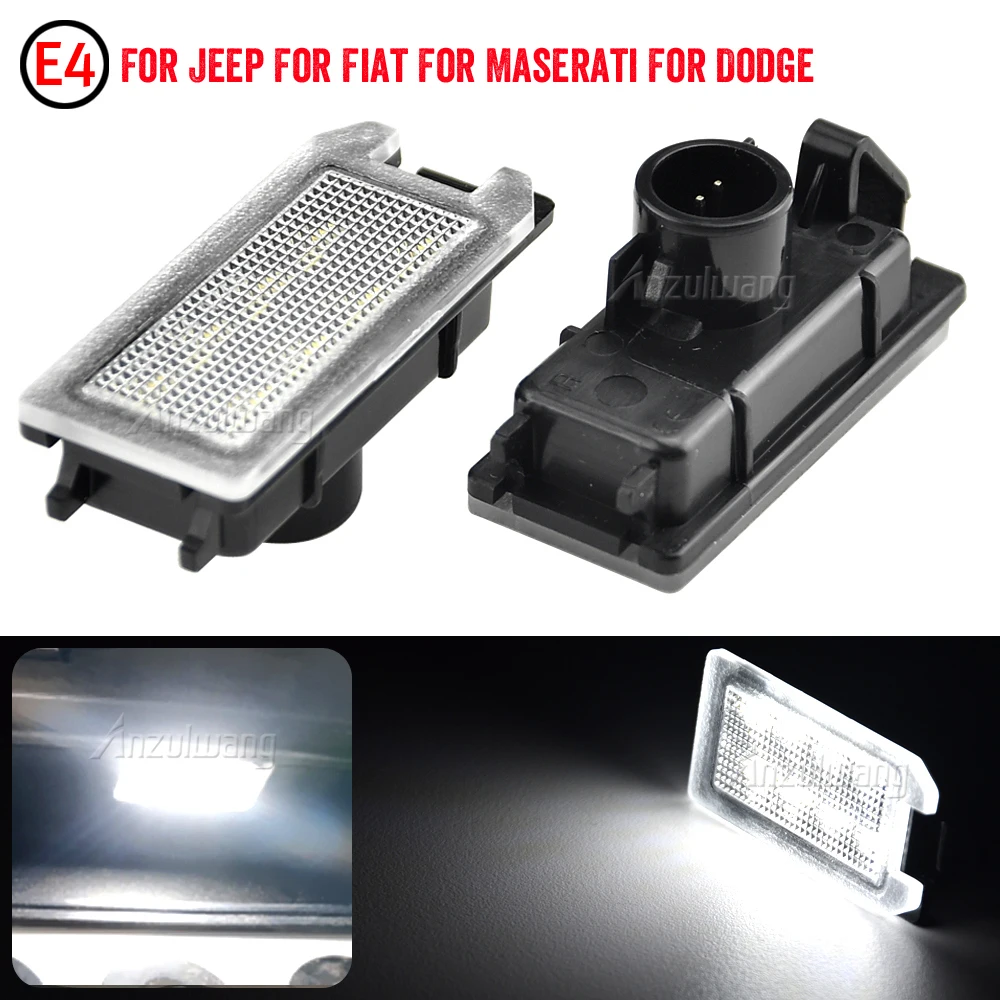 

2X задний фонарь для номерного знака автомобиля, фонарь для Jeep Grand Cherokee 14-20 Compass Patriot 14-17 для Dodge Viper 13-17