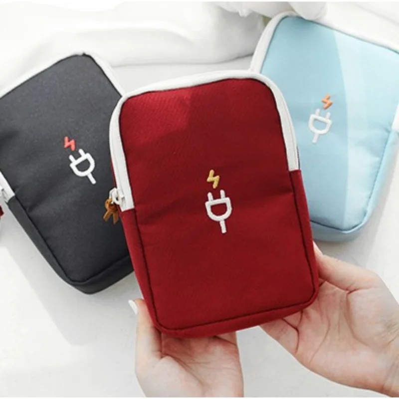 

Travel Gear Portable Digital Charging Cable Organizer Bag Electronic Accessories Headphone Storage Charging Treasure Tote