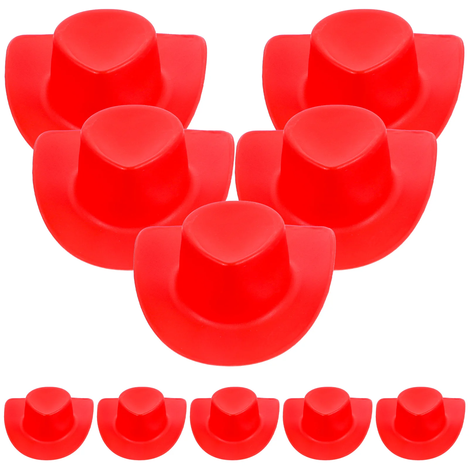

Mini Western Cowboy Hat Dolls Dress Up Hats For Party Crafts Toys Cowgirl Costume