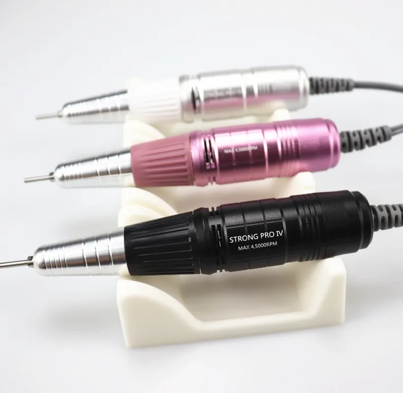 

STRONG 45K Electric Nail Art Drill Pen Handle File Polish Grind Machine Handpiece Manicure Pedicure Tool Nail Drill Accessories