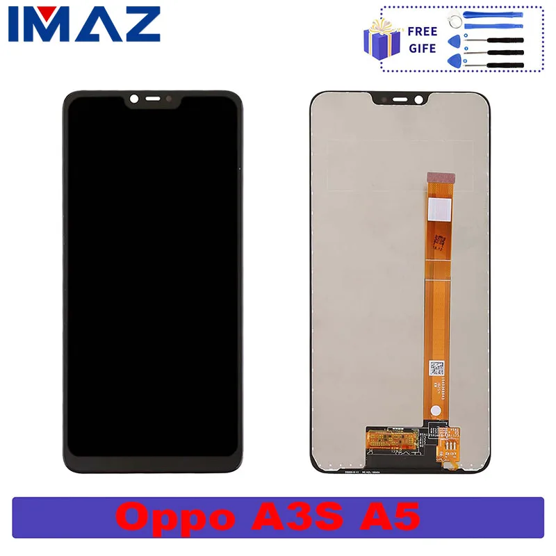 

6.2" For OPPO A3S A5 LCD CPH1803 Display Touch Screen Digitizer Assembly For OPPO A3S LCD Display Replacement