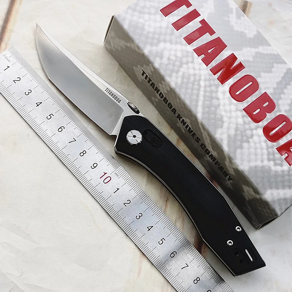 Титанобоа T206 AxisL Керамический шарикоподшипник реальное лезвие D2 рукоятка G10 кемпинг кухня охота карманный инструмент для повседневного использования складной нож