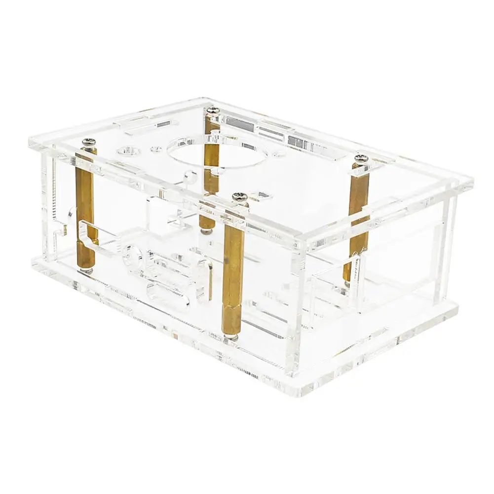 Акриловая стандартная прозрачная оболочка для Orange Pi 5Pro дополнительная антенна