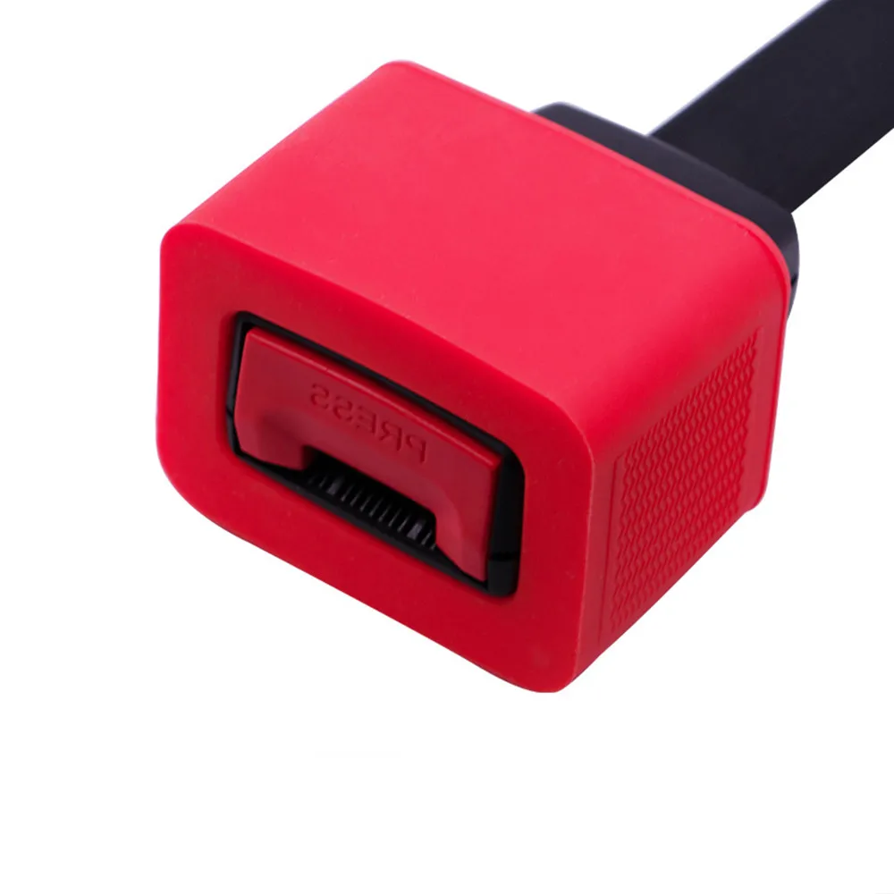 

Car Safety Belt Buckle Holder Silicon Buckle Protective Cover Auto Seat Belt In Upright Position Universal