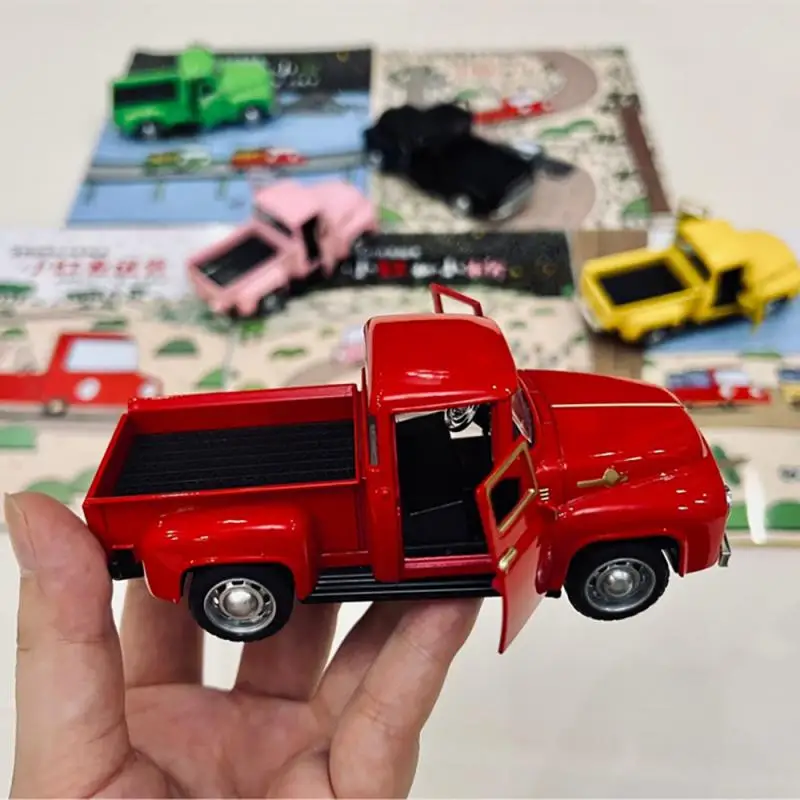 Classic Pickup Car 1/32 Scare Model Simulation Alloy Diecasts Pull Back Vehicle Toy For Boy Kids Collection
