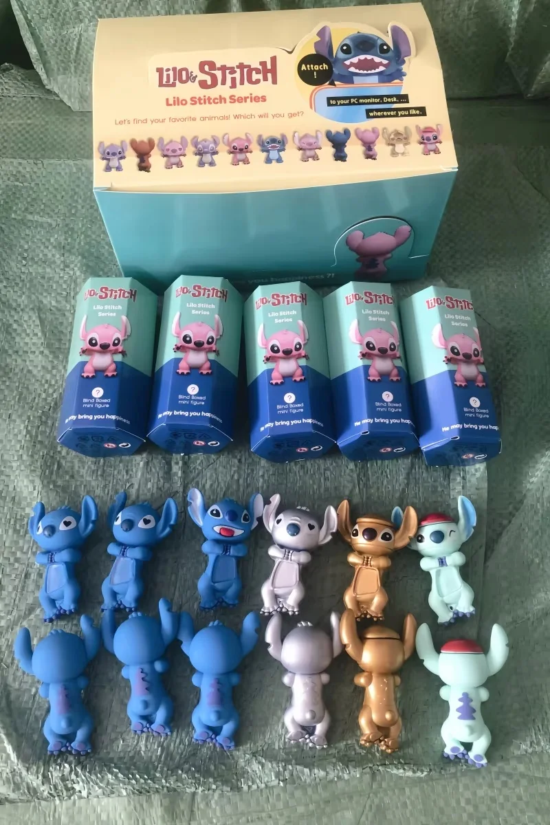 Новый Sonny Angel Stitch Blind Box Party Mysterious Surprise Аниме Фигурки Модель Куклы Рождественский
