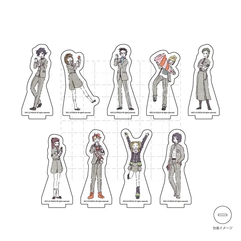 Фото Yukari Takeba Mitsuru Kirijo Fuuka Yamagishi аниме мини-фигурка куклы акриловые подставки модель игрушка для косплея в подарок №1