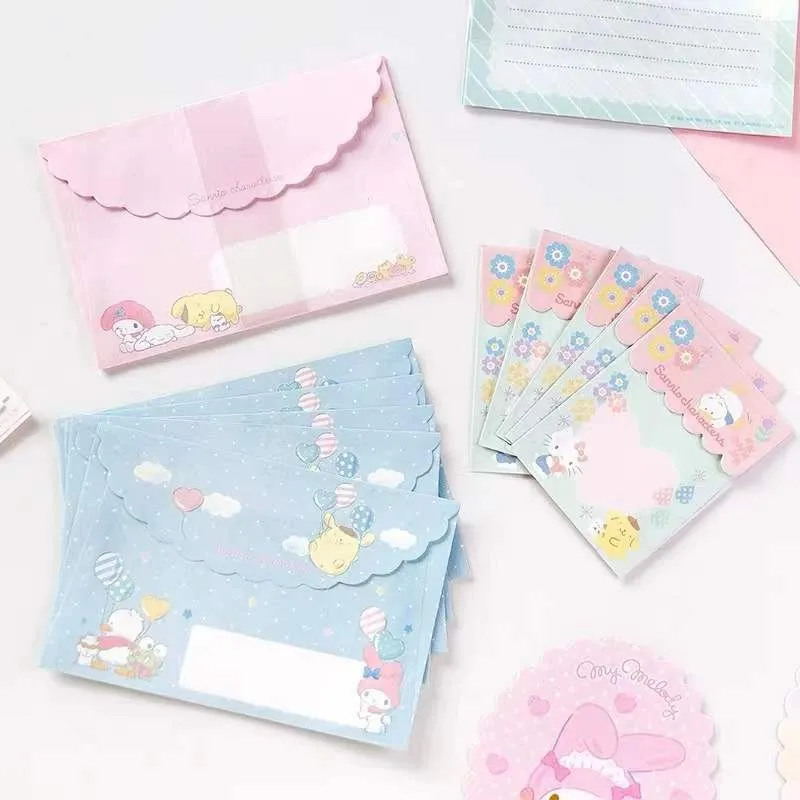 Новый милый мультяшный конверт Sanrio с буквами в комплекте мелодия отметка