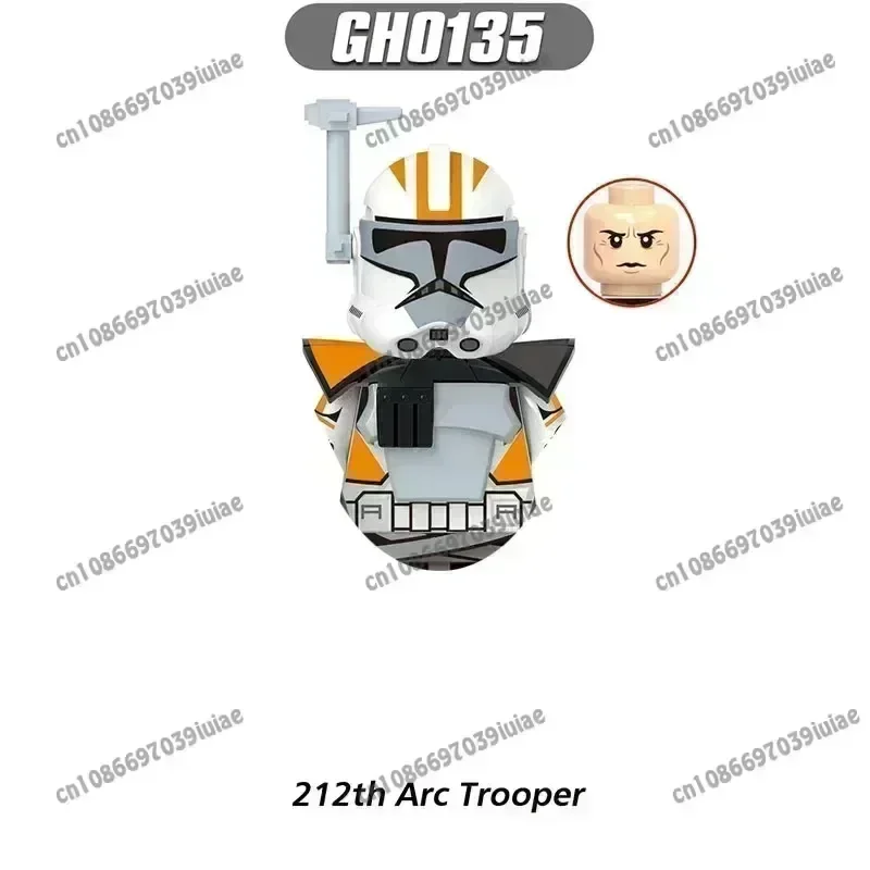 Фото HEROCROSS STAR WARS: Мини-фигурка робота-солдата-штурмовика Империи 501-го отряда, конструктор, игрушка, подарок №2