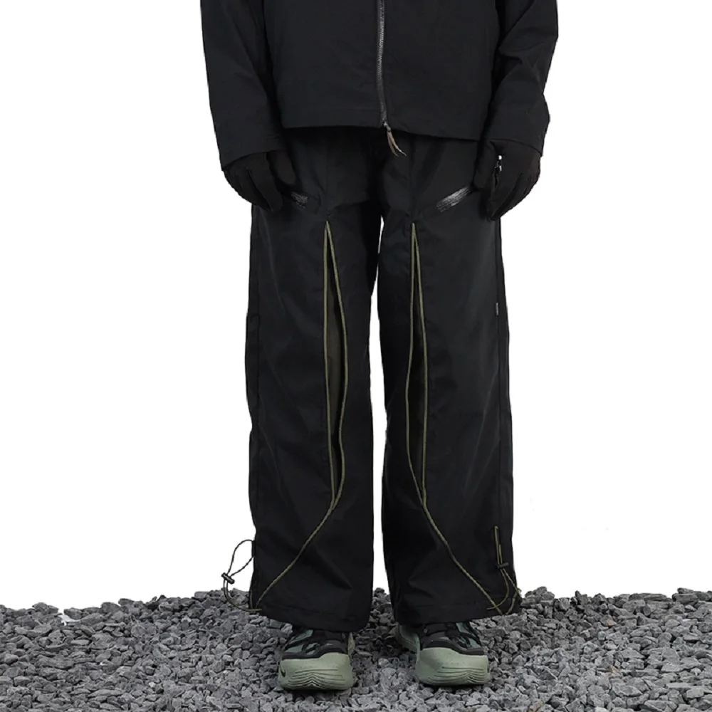 Whyworks 23ss Wide silhouette drawstring pants gorpcore urbanoutdoor streetwear fashion men's cargo pant
