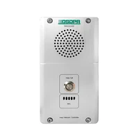 wall mount poe network audio intercom terminal with built in speaker for indoor outdoor emergency paging system