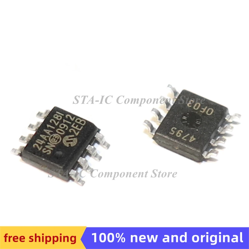 

24AA128T-I/SN 24aa128t-is 24AA128I SOP8 новый оригинальный Бесплатная доставка