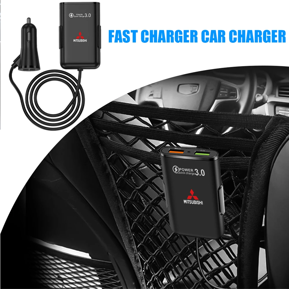 Автомобильное зарядное устройство USB-подвесное быстрое для сотового телефона