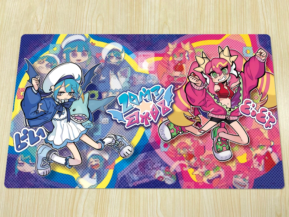 

Игровой коврик YuGiOh Live Twin Ki-sikil live Twin Lil-la, коврик для настольных игр, игровой коврик для TCG и карточек, Аниме Коврик для мыши, зоны, Бесплатная Су...