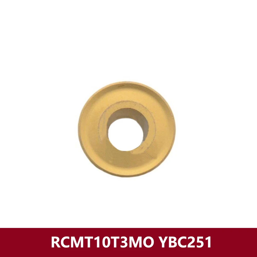 Оригинальные лезвия RCMT1606MO YBC251 RCMT1606 RCMT 1606 MO фрезерные режущие пластины из карбида