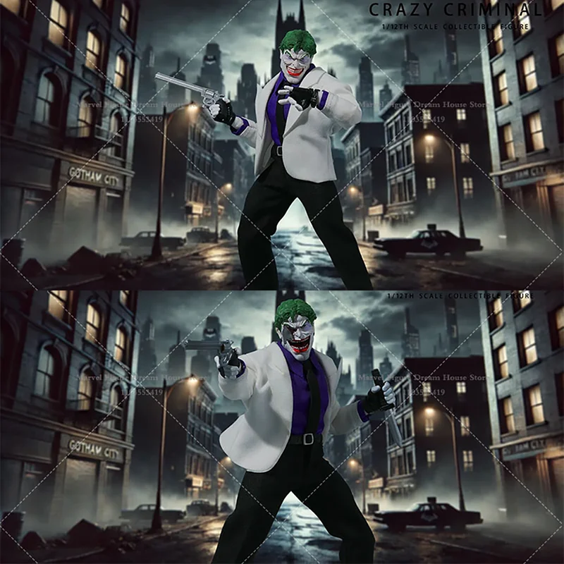 Joy Man Toys JM005 масштаб 1/12 DC Gotham Клоун чрезвычайно злой Мадман ватные конфеты