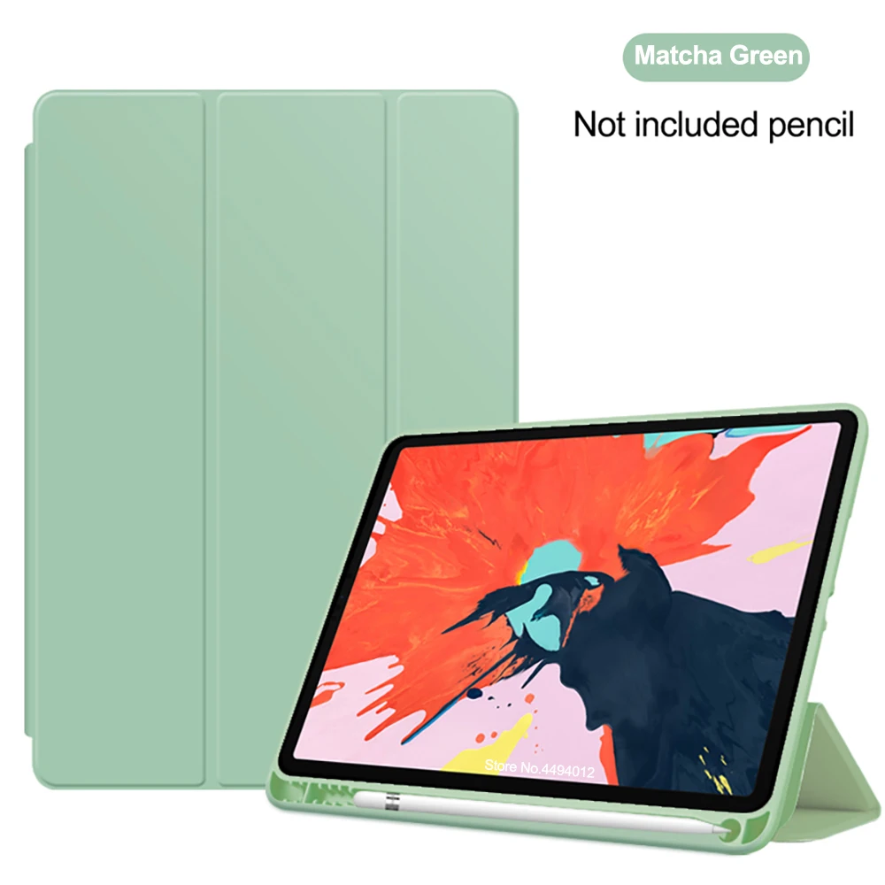 With Pencil Holder For iPad 10.2 Case 9TH For iPad Air 4 2020 Case 2021 Air 5 Mini 6 Capa Pro11 2018 9.7 7th 8th Generation Case