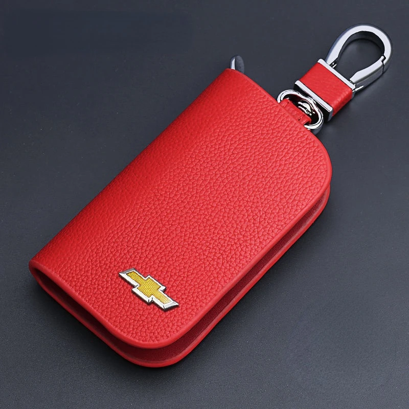 Высококачественный кожаный кошелек для ключей автомобильный чехол сумка