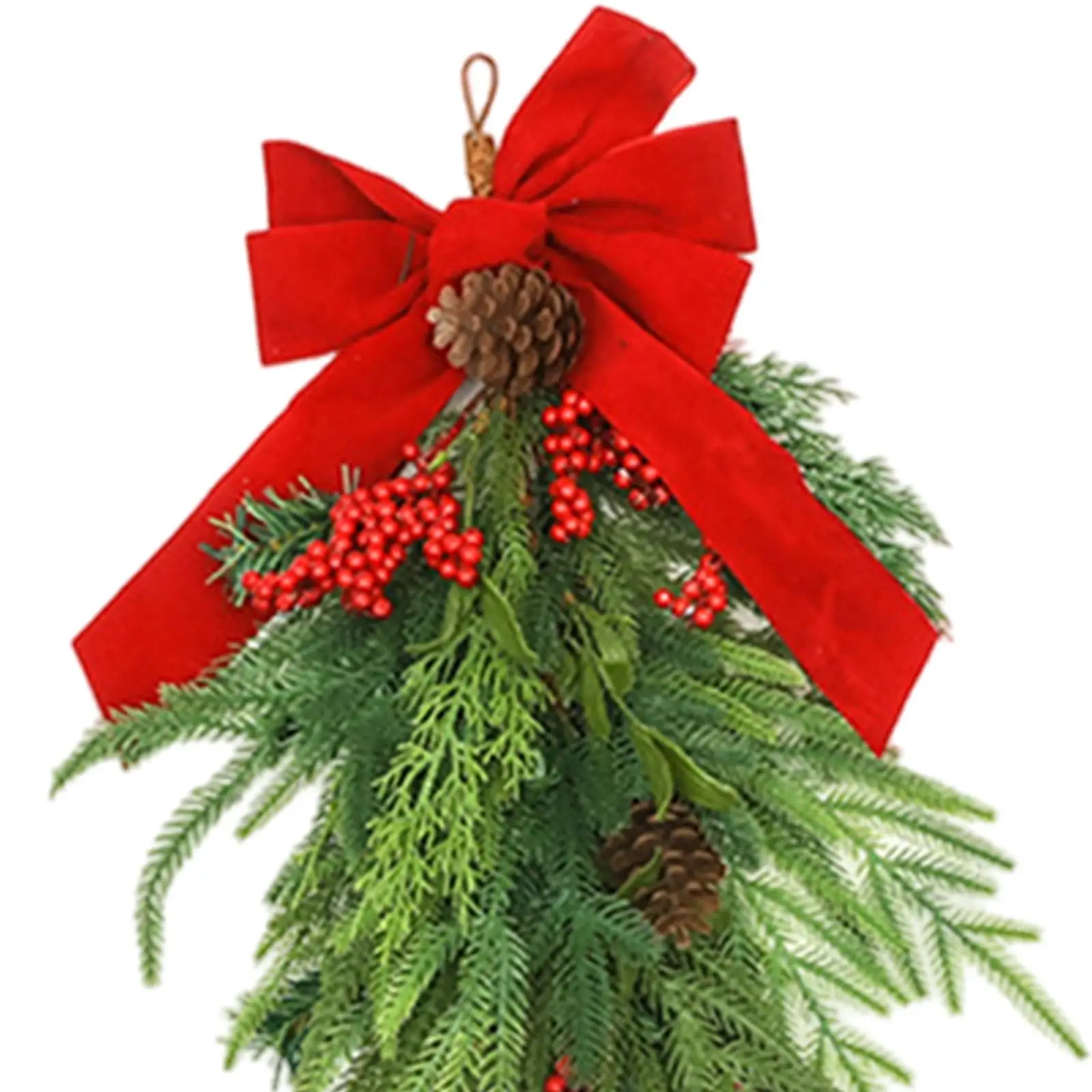 Рождественские каплевидные свачки подвесной дверной венок для вечеринок