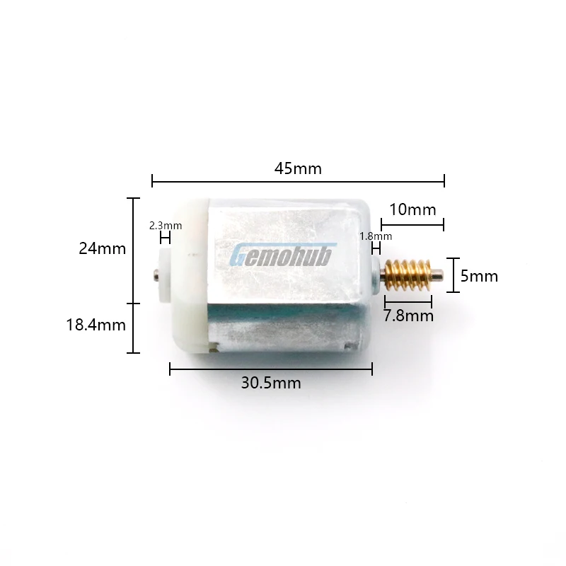 Автоматический двигатель внешнего складного зеркала FC280 DC 12 В 0 А 19500 мин
