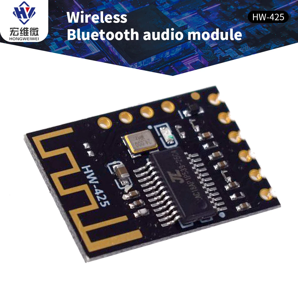 

Wireless Bluetooth-compatible 4.2 Transmitter Stereo Audio Receiver Lossless Module High Fidelity HIFI DIY Modification Adapter